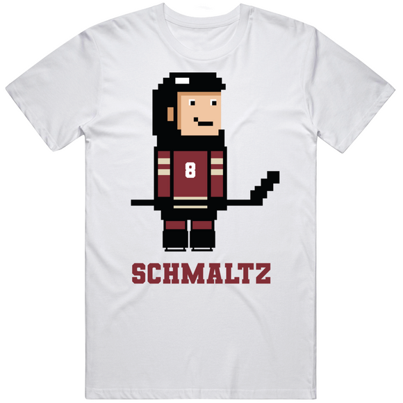 Nick Schmaltz 8 Bit Retro Arizona Hockey Fan T Shirt